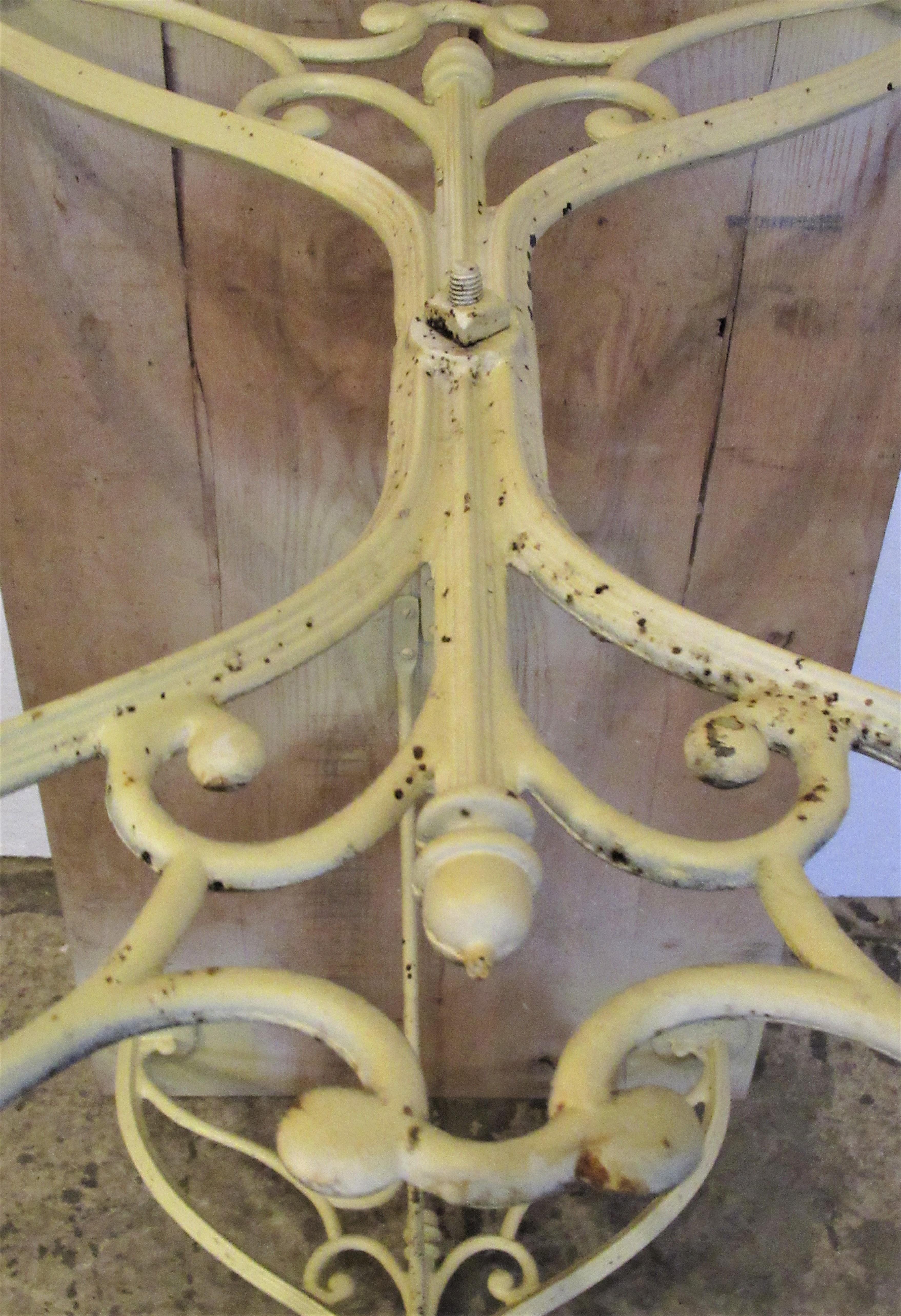 Cast Iron Garden Bistro Cafe Table 5