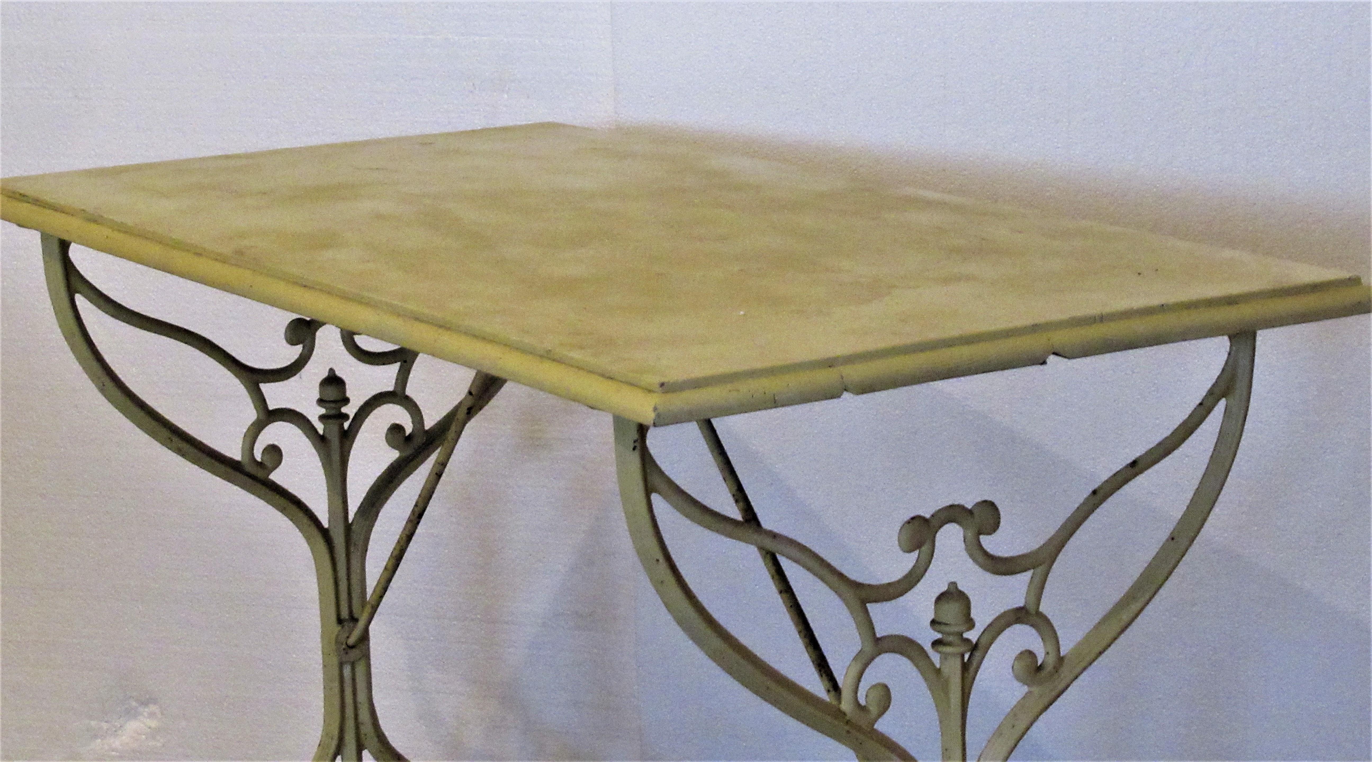 Cast Iron Garden Bistro Cafe Table 2