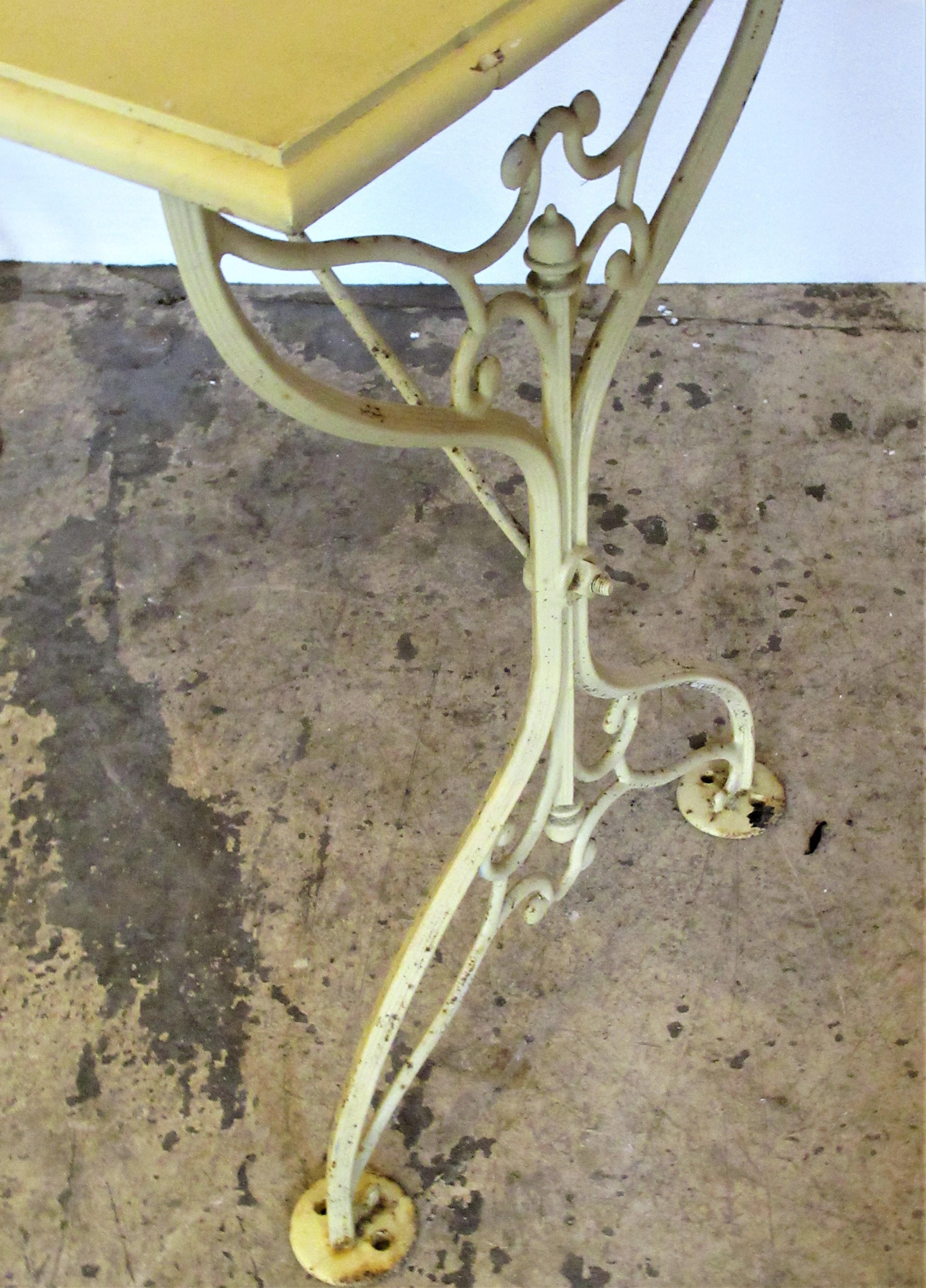 Cast Iron Garden Bistro Cafe Table 3