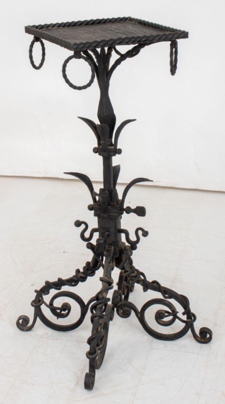 Cast Iron Garden Plant Stand Table For Sale 9
