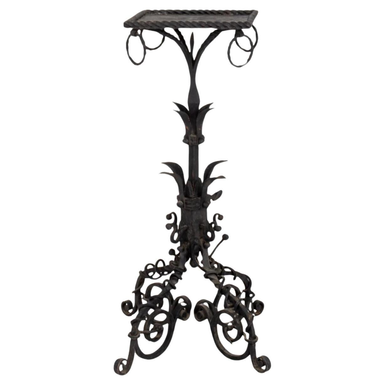 Cast Iron Garden Plant Stand Table For Sale