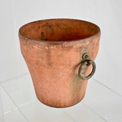 Cast Iron Garden Planter with Terracotta Finish
