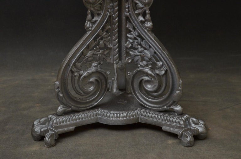 Cast Iron Garden Table For Sale at 1stdibs