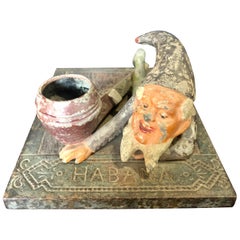 Cast Iron Gnome Habana Humidor Cover, Tobacco Accessory