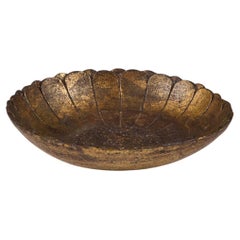 Cast Iron Golden Sunflower Bowl