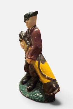 Cast Iron Golfer Doorstop, Early 20th Century