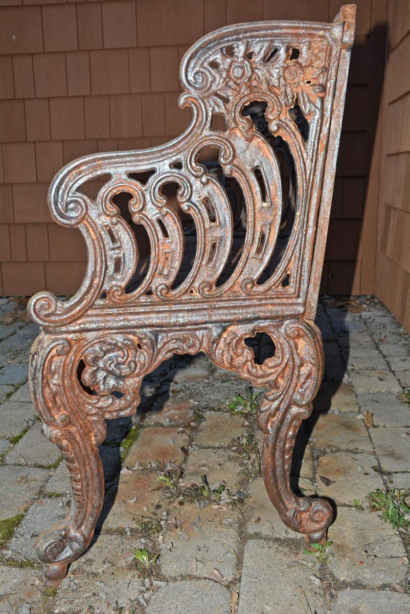 Cast Iron Gothic Style Garden Bench 1