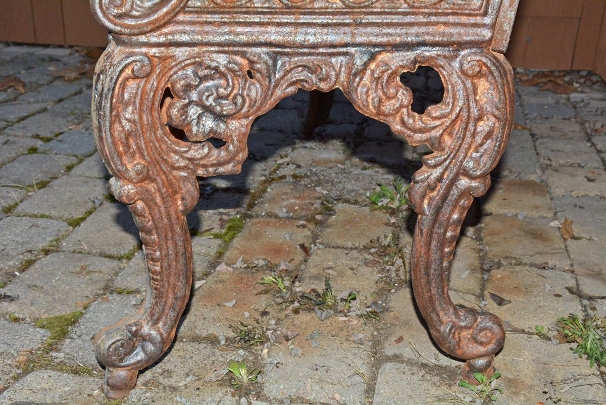 Cast Iron Gothic Style Garden Bench 2