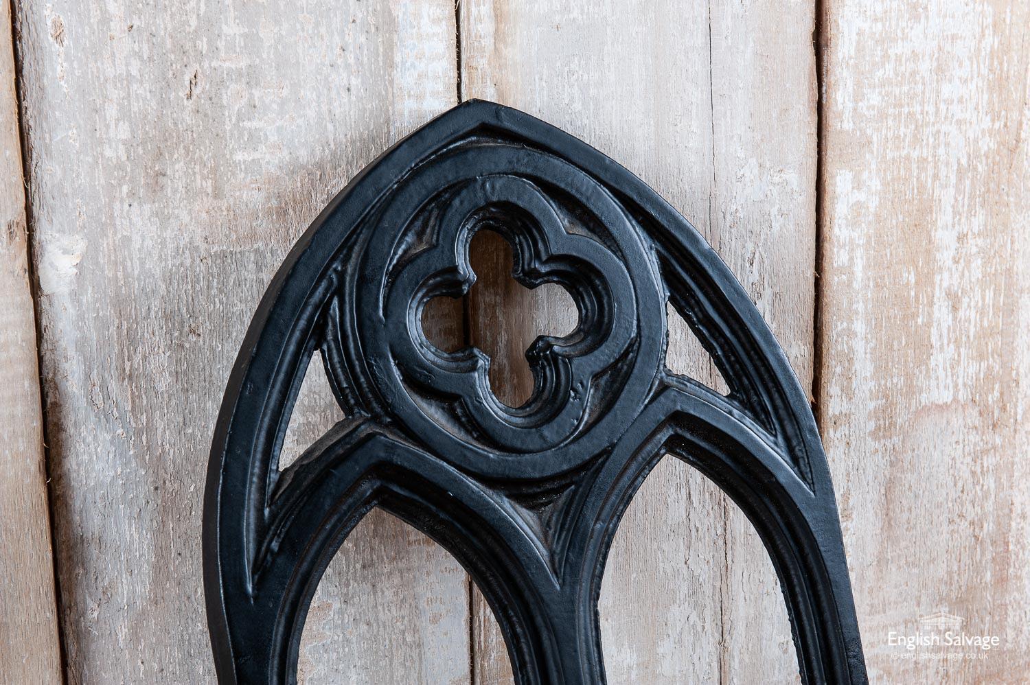 European Cast Iron Gothic Style Window Arch, 20th Century For Sale