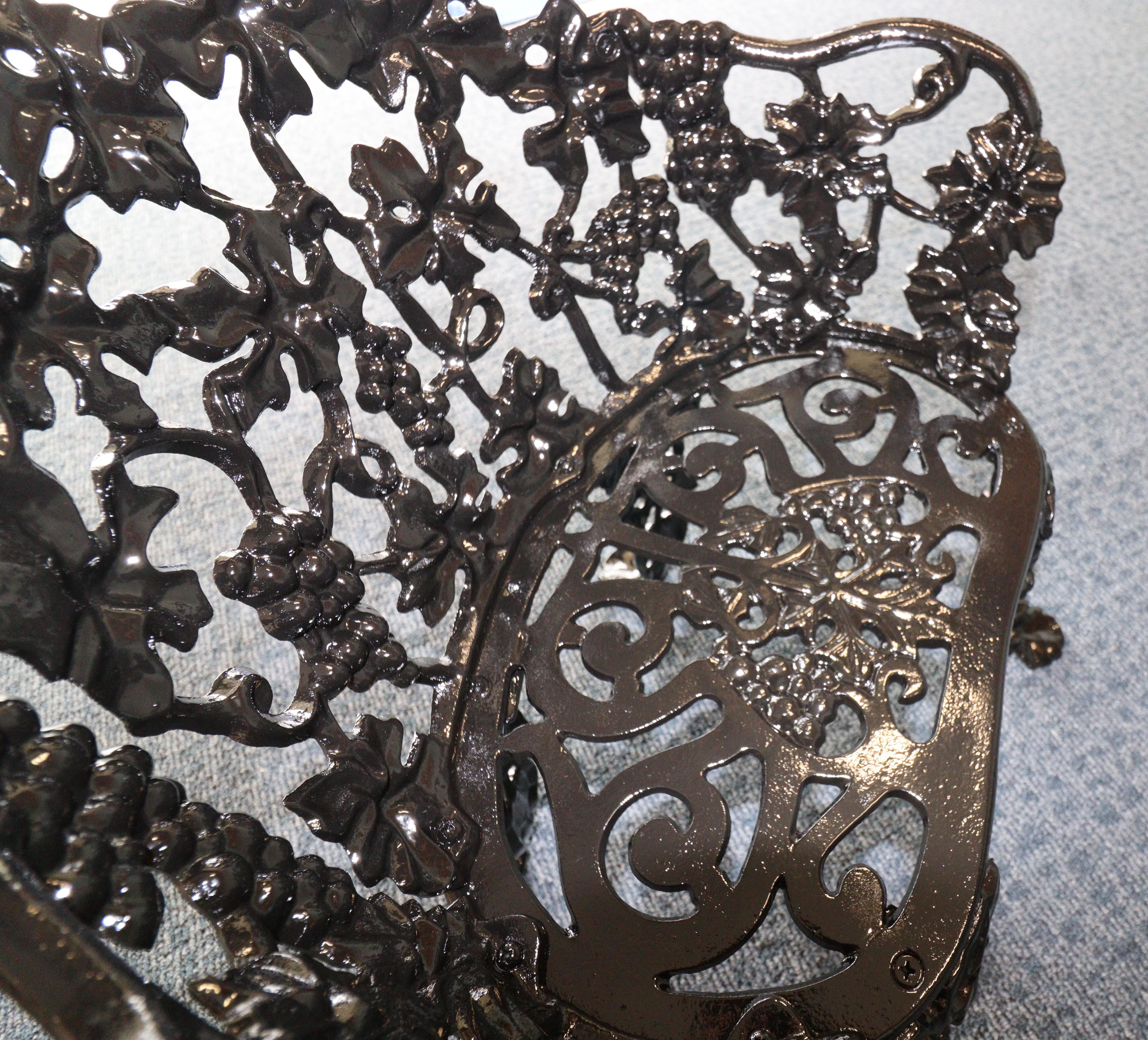 Cast Iron Grapevine Garden Set-Complete For Sale 2