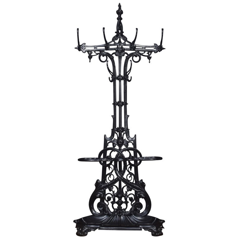 Cast Iron Hall Stand For Sale at 1stDibs