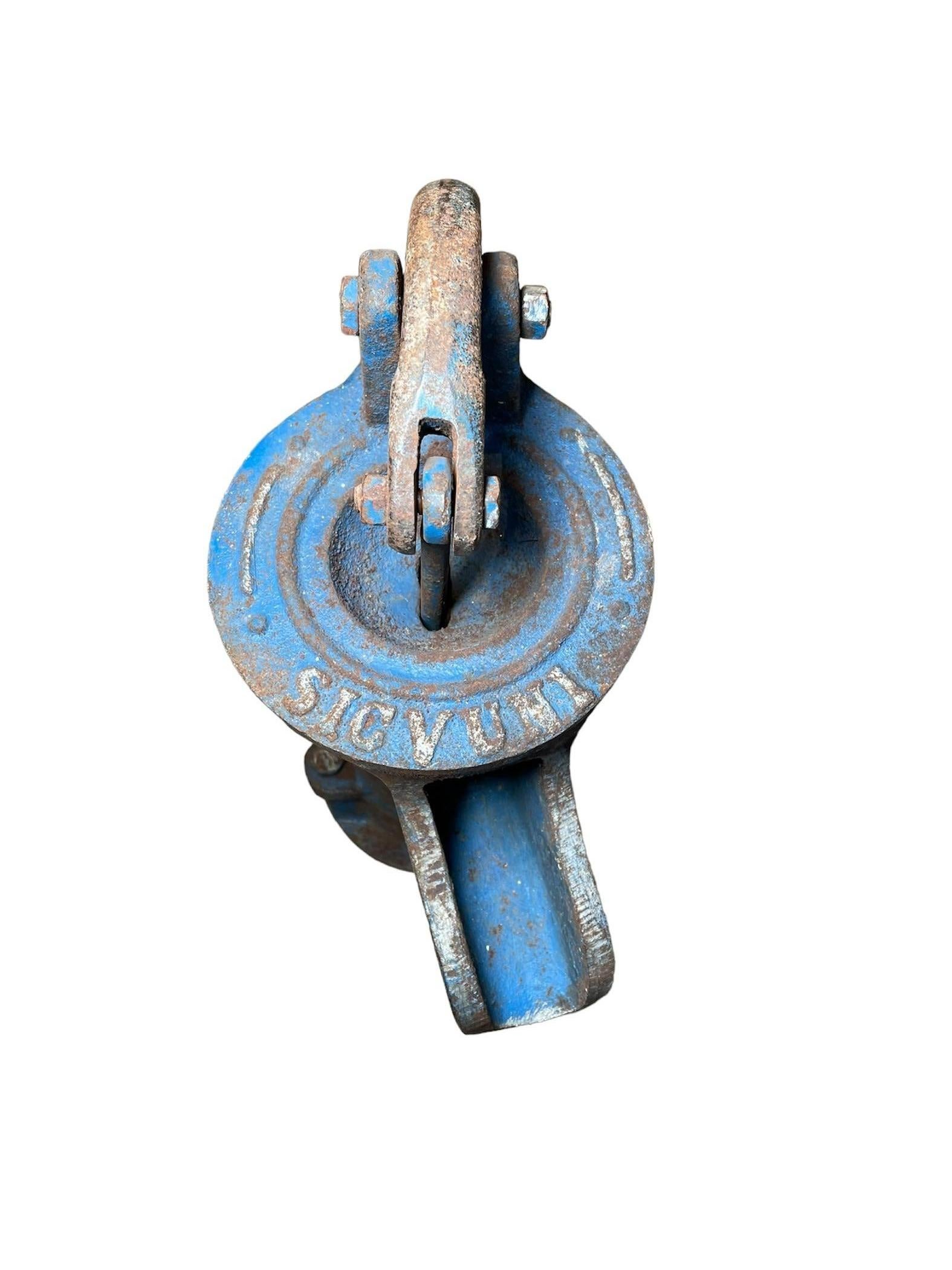 Machine Age Cast Iron Hand Water Pump For Sale