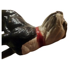 Cast Iron Hubley Boston Terrior Dog Door Stop C1939