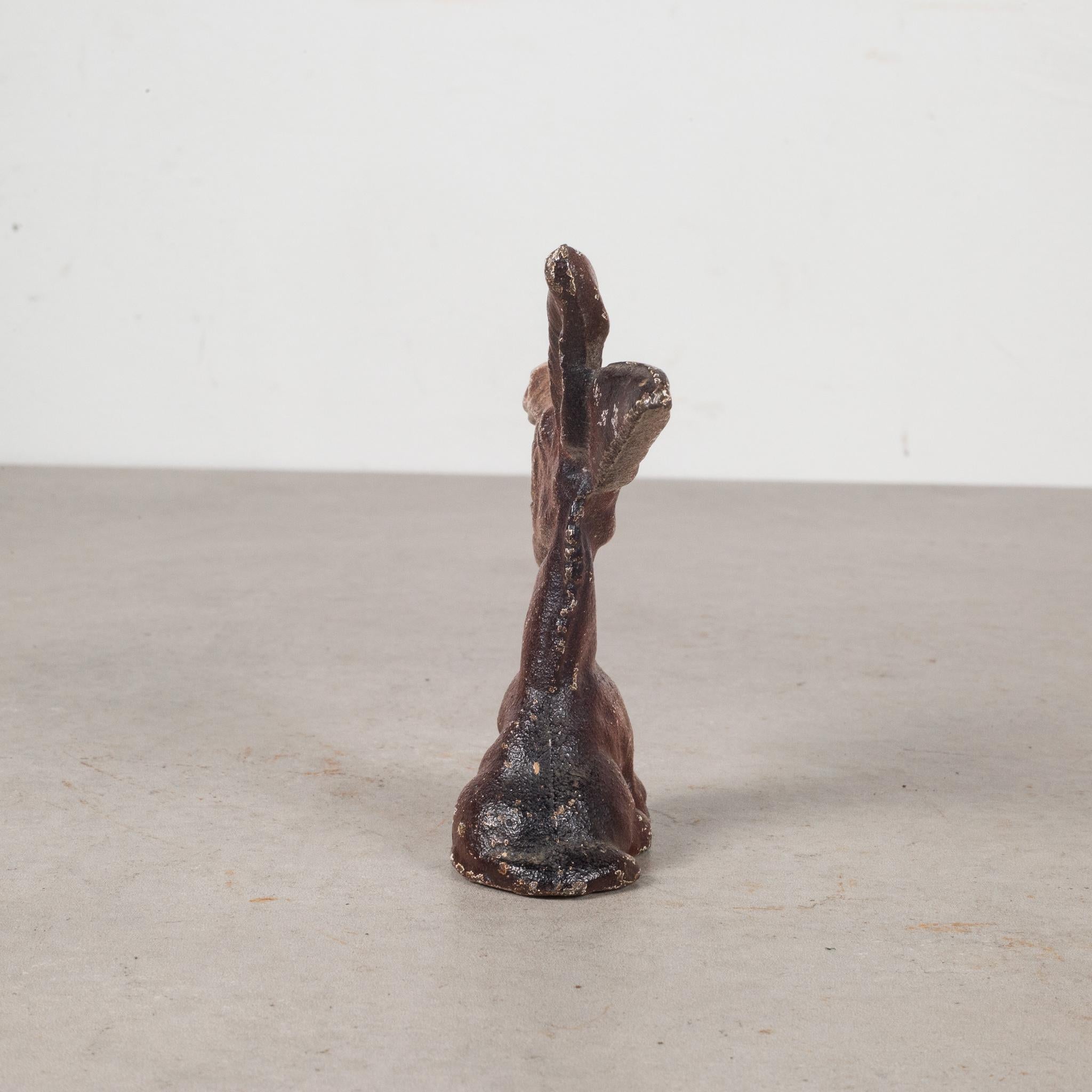 20th Century Cast Iron Hubley Donkey Bottle Opener, circa 1940