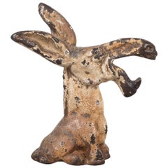 Retro Cast Iron Hubley Donkey Bottle Opener, circa 1940