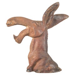 Vintage Cast Iron Hubley Donkey Bottle Opener, circa 1940