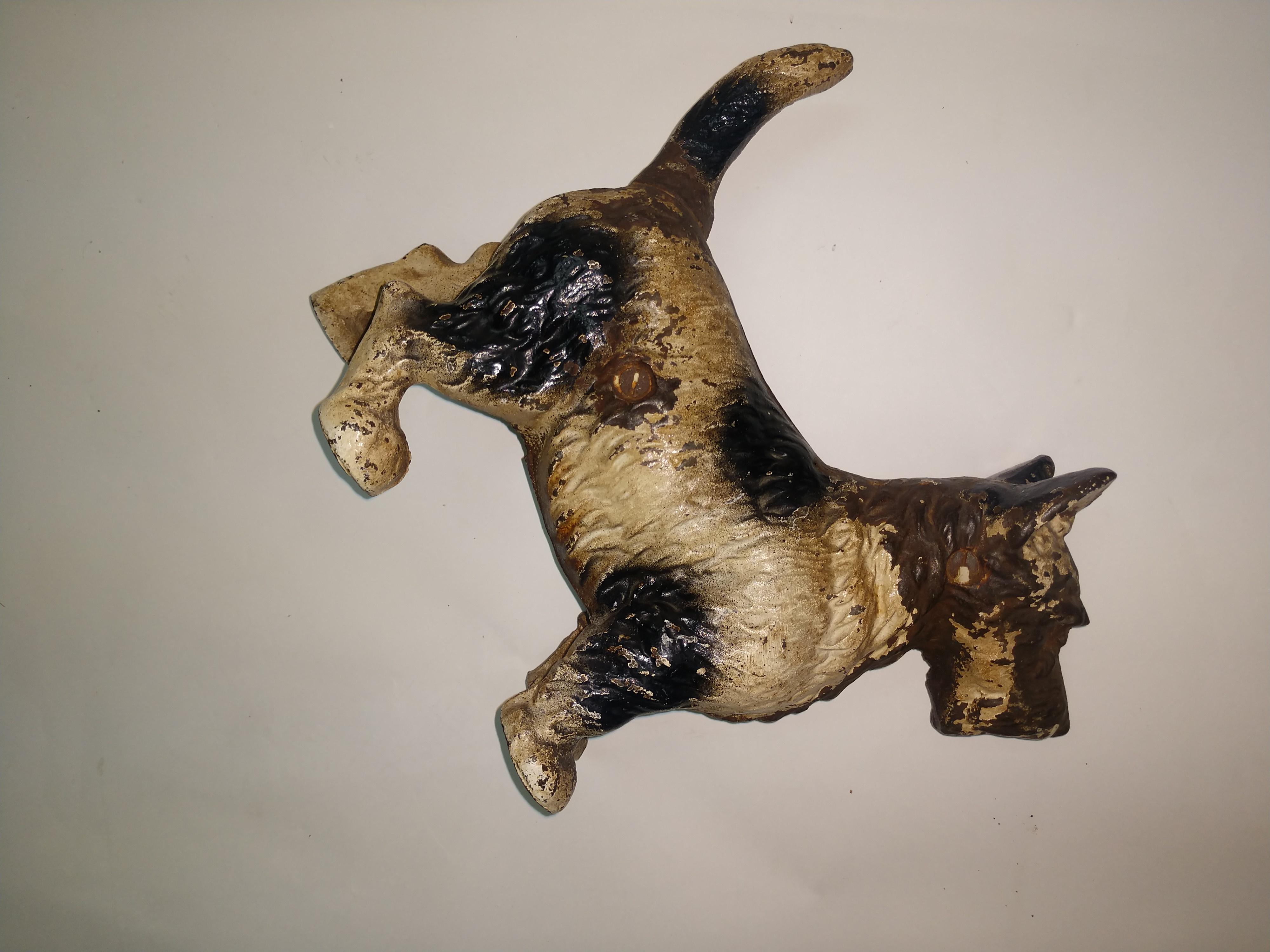 Cast Iron Hubley Scottish Terrier Door Stop 1