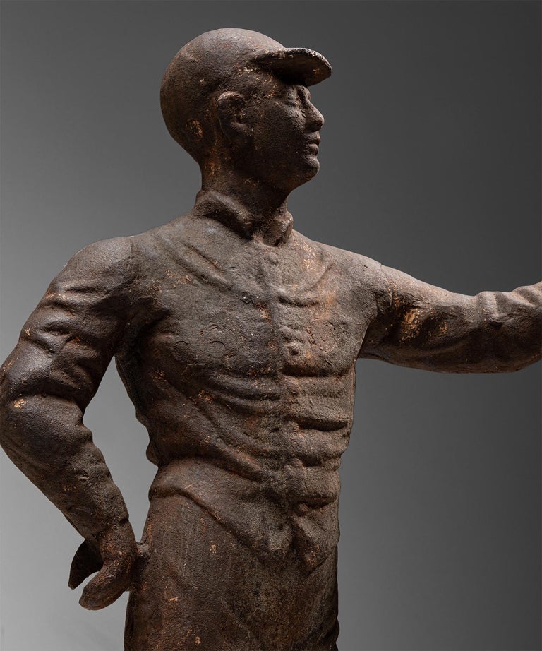 Cast Iron Jockeys, France, circa 1880 at 1stDibs antique lawn jockey
