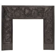 Cast Iron Louis XVI Style Fireplace Insert