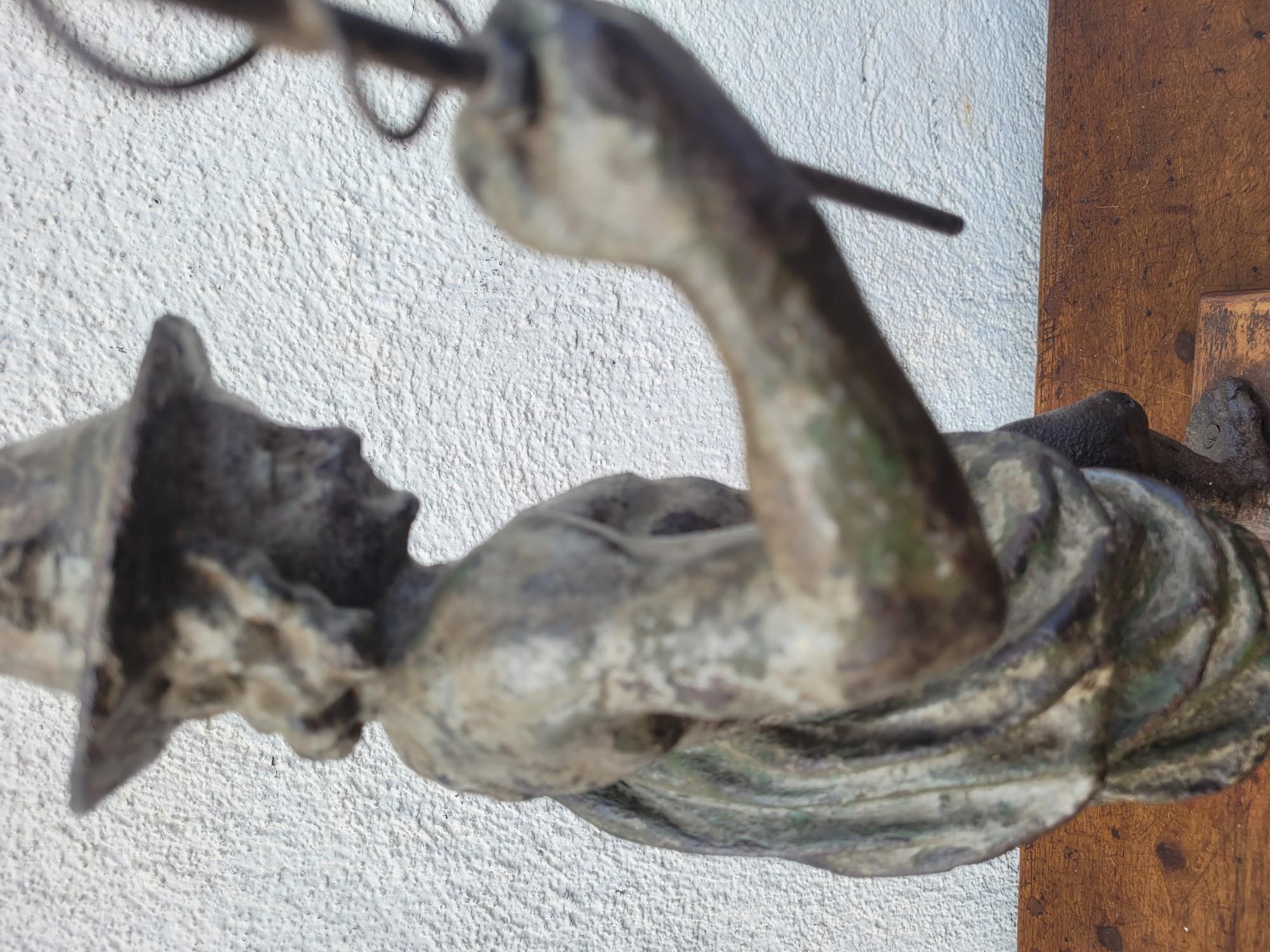 Statua di Mercurio in ghisa in vendita 9