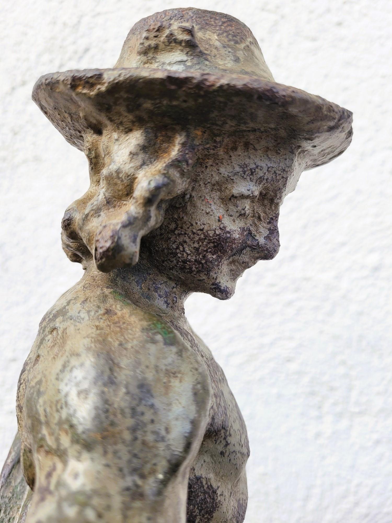 Statua di Mercurio in ghisa in vendita 10