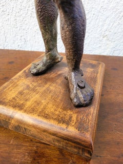 Cast Iron Mercury Statue