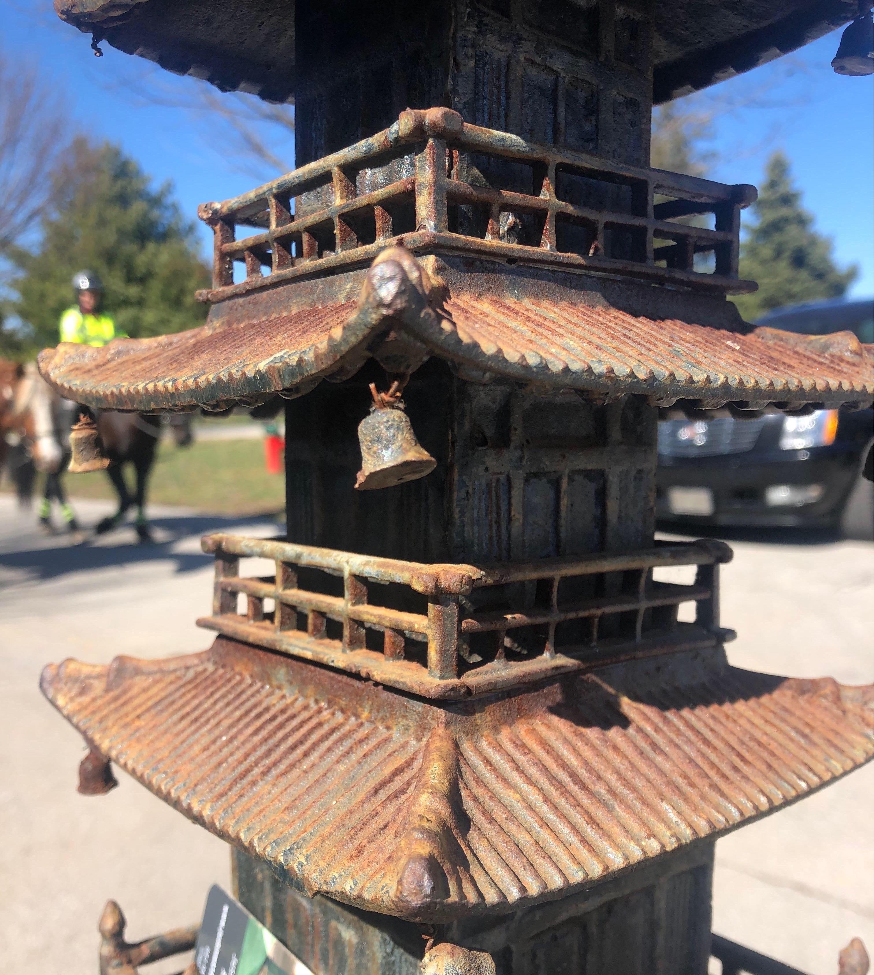 wrought iron pagoda