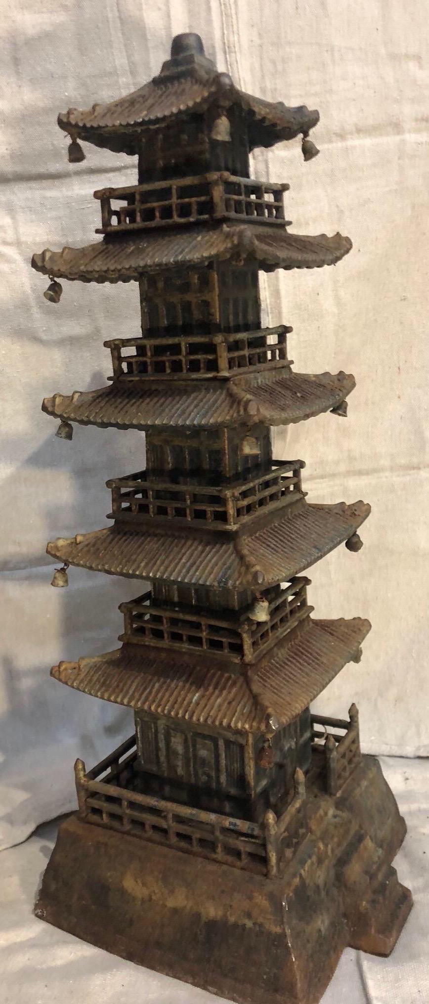 20th Century Cast Iron Pagoda