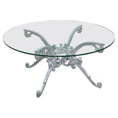 Cast Iron Patio Coffee Table by Woodard