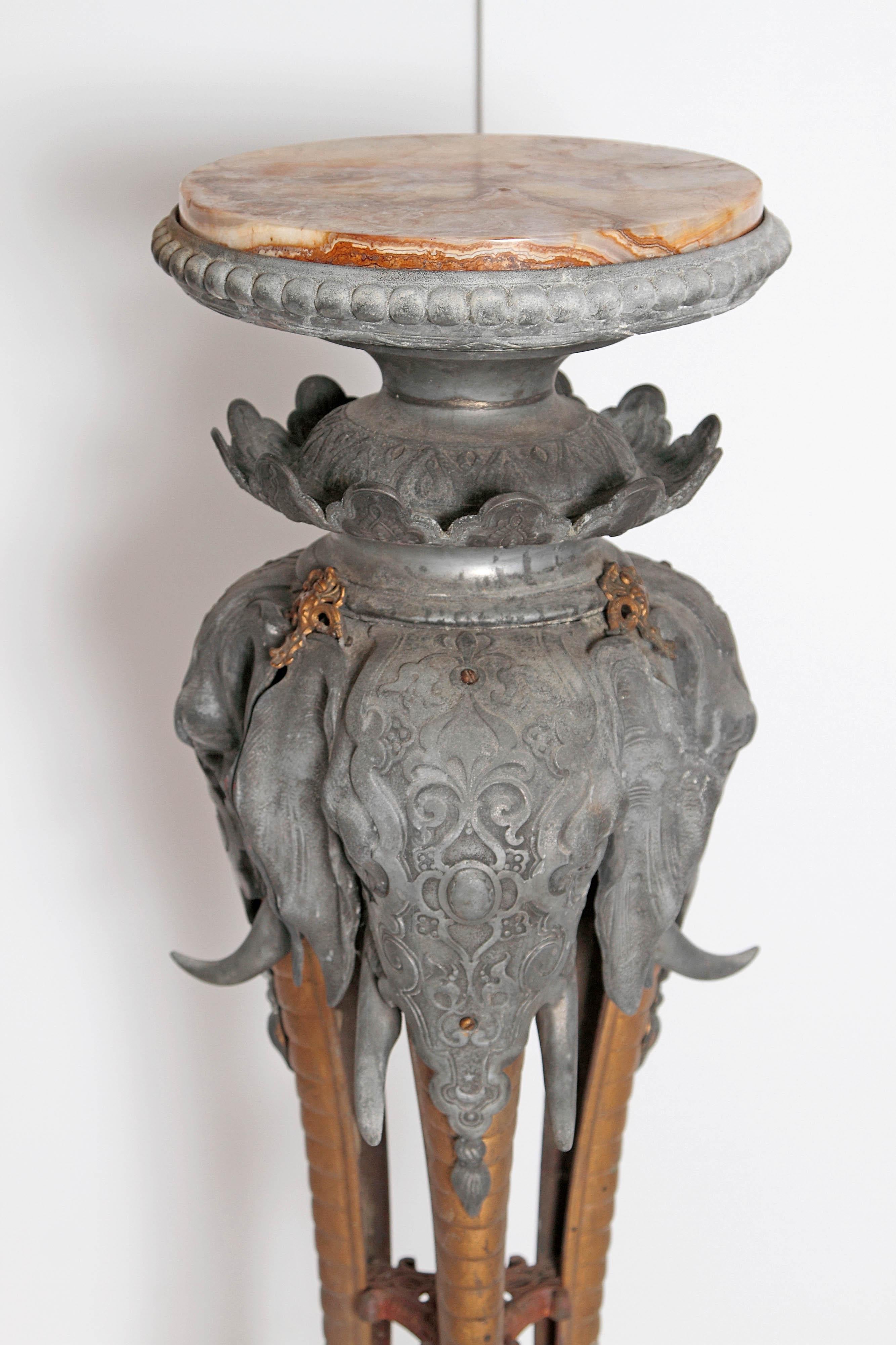 elephant on a pedestal