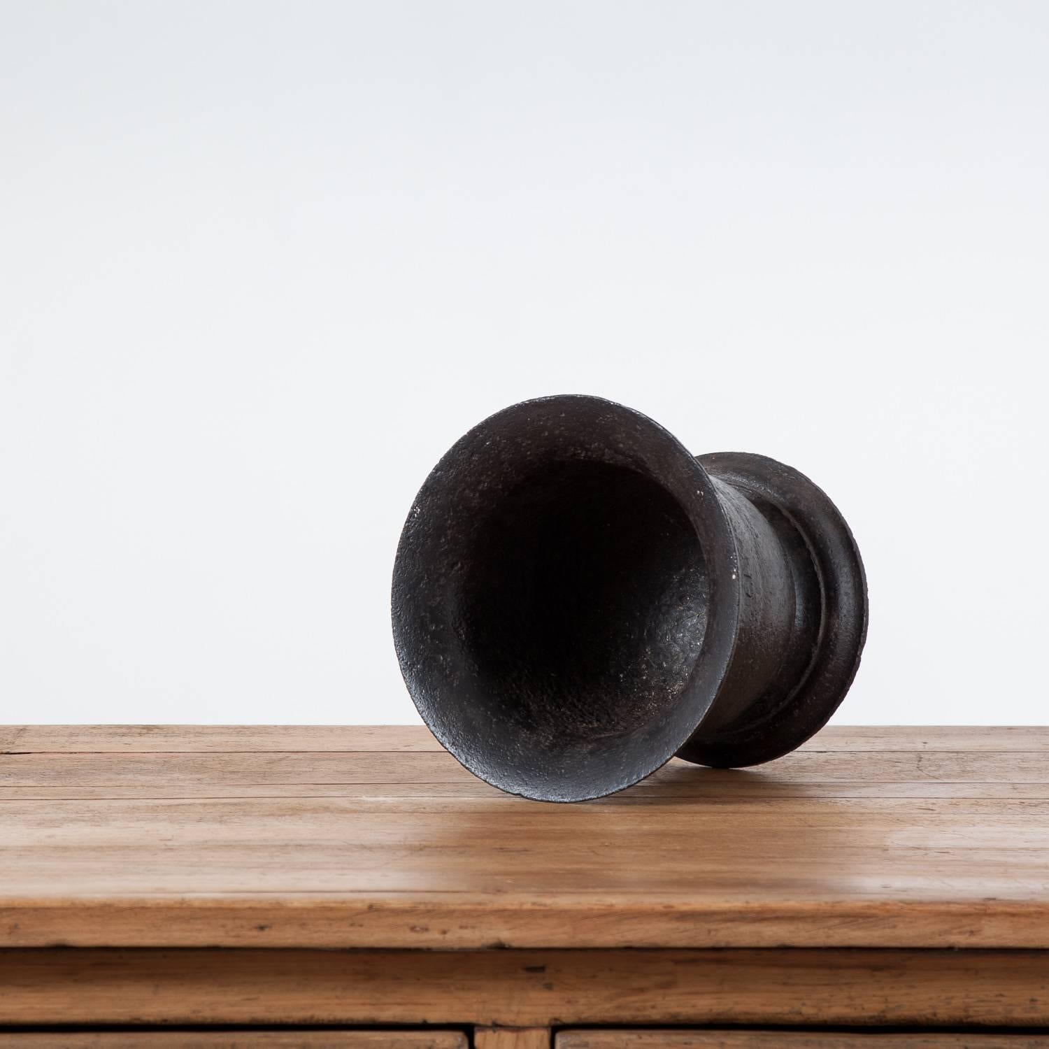 cast iron pestle and mortar