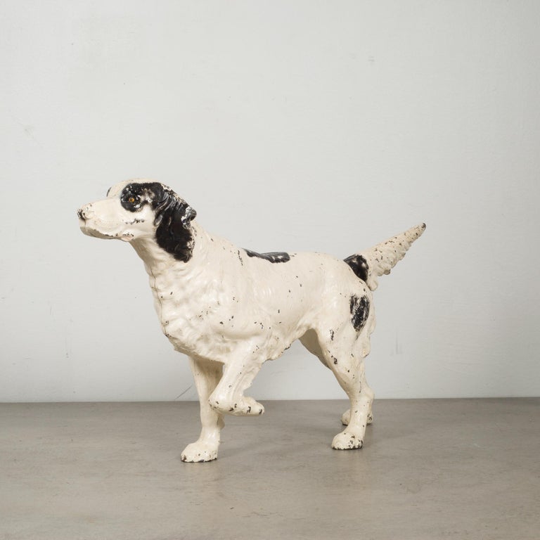 Cast Iron Pointer Dog Doorstop by Hubley, circa 19101940 at 1stDibs