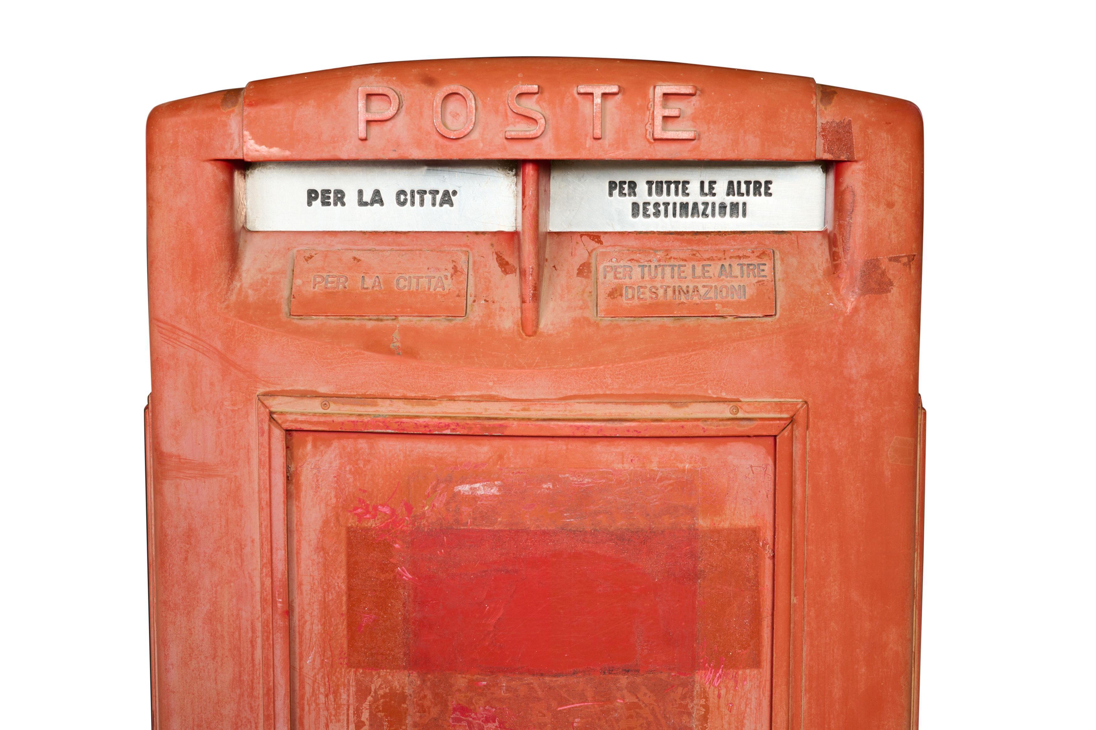 20th Century Cast Iron Post Letter Box For Sale