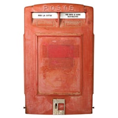 Used Cast Iron Post Letter Box