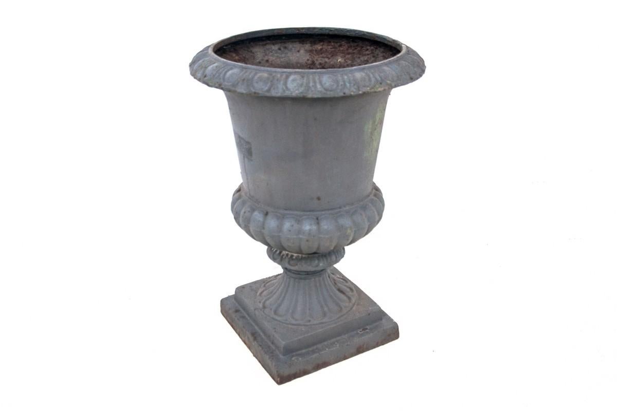 Pot en fonte, France, début du XXe siècle. Bon état - En vente à Chorzów, PL