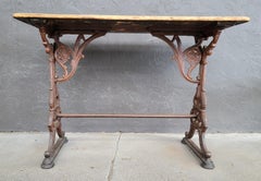 Cast Iron Pub Table Circa. 1900