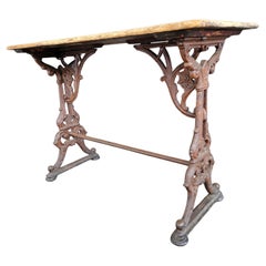 Cast Iron Pub Table Circa. 1900