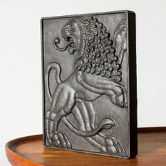 Relieve de hierro fundido de Anna Petrus para Näfveqvarns Bruk, Suecia, hacia 1925