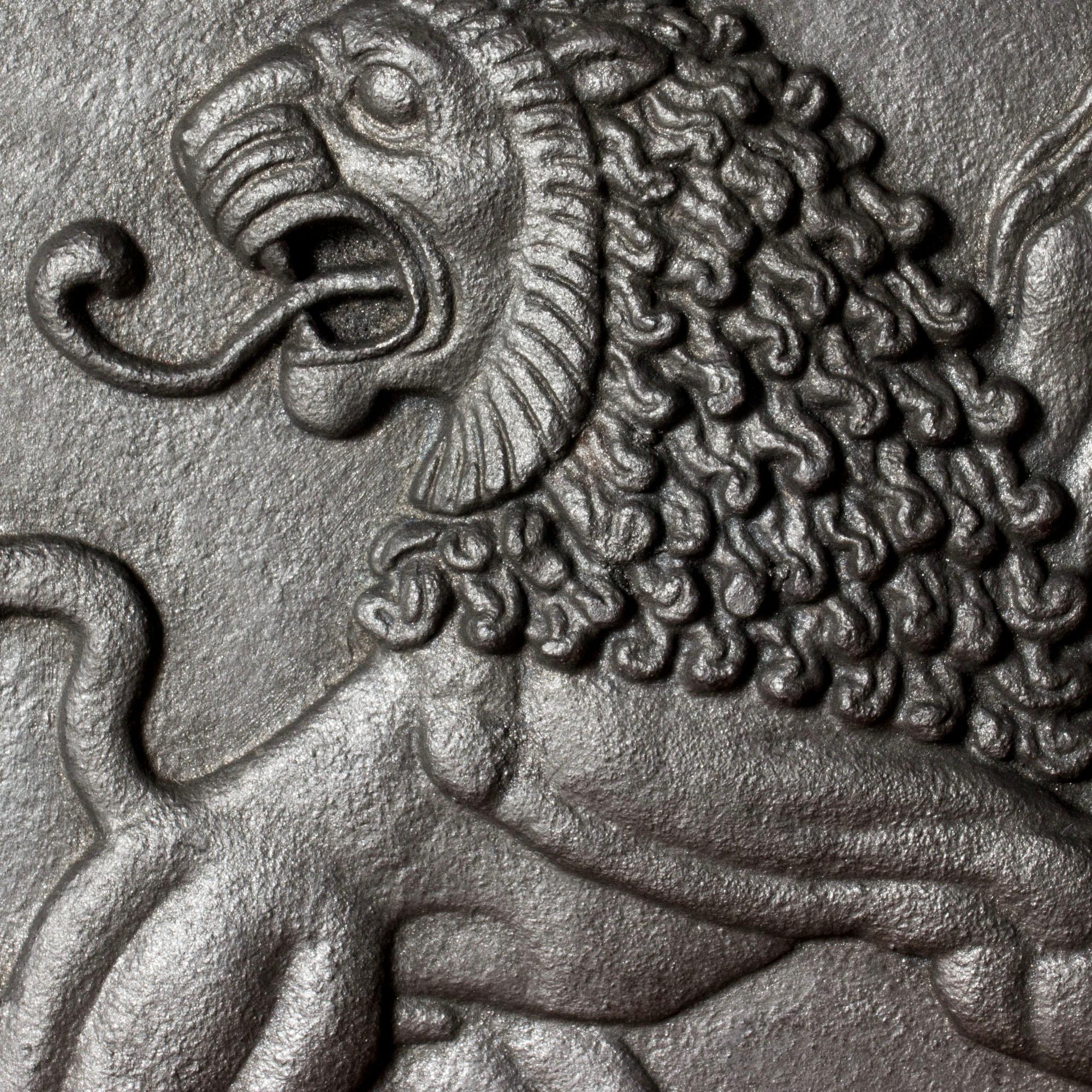 Swedish Cast iron relief by Anna Petrus for Näfveqvarns Bruk, Sweden, ca 1925 For Sale