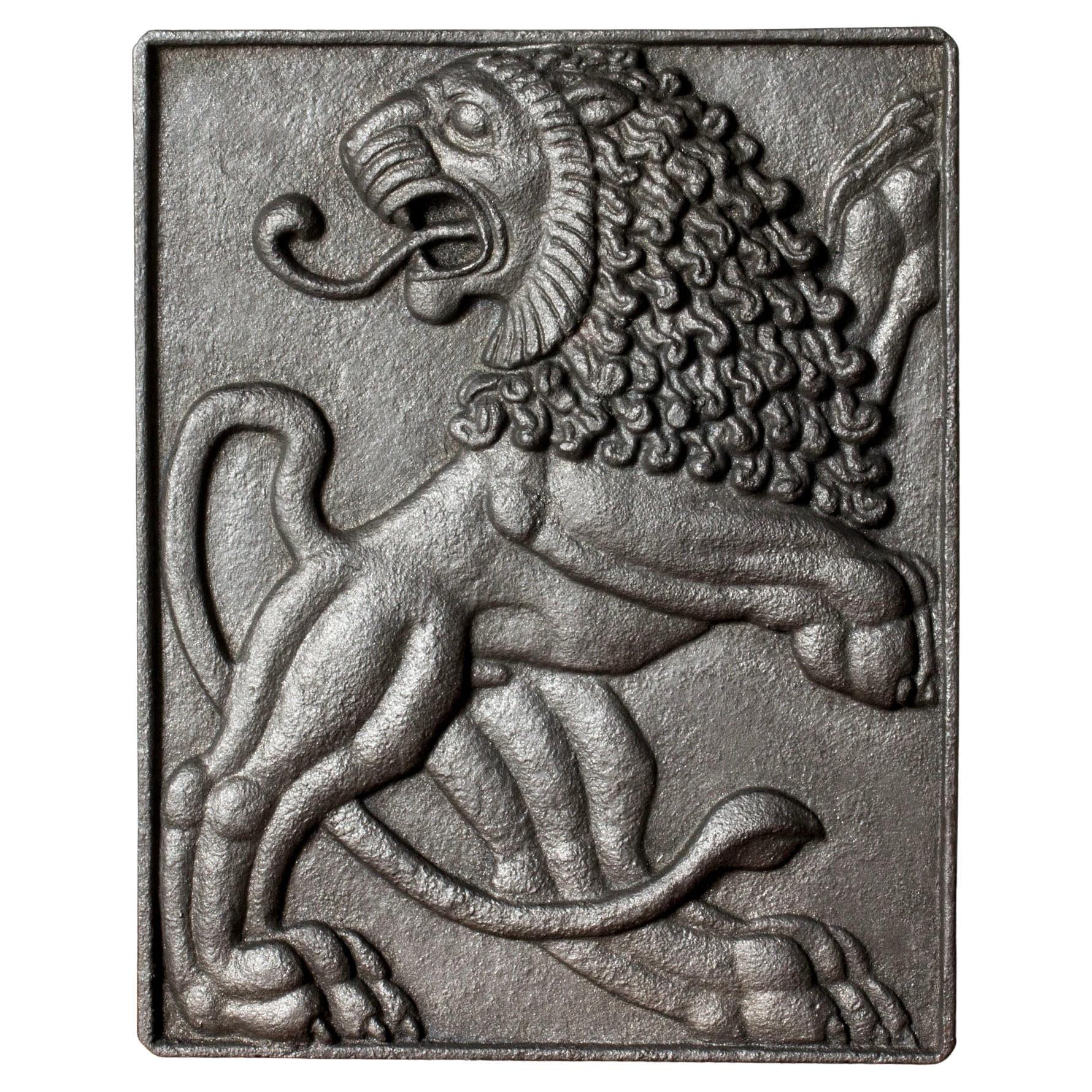 Cast iron relief by Anna Petrus for Näfveqvarns Bruk, Sweden, ca 1925