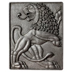 Cast iron relief by Anna Petrus for Näfveqvarns Bruk, Sweden, ca 1925