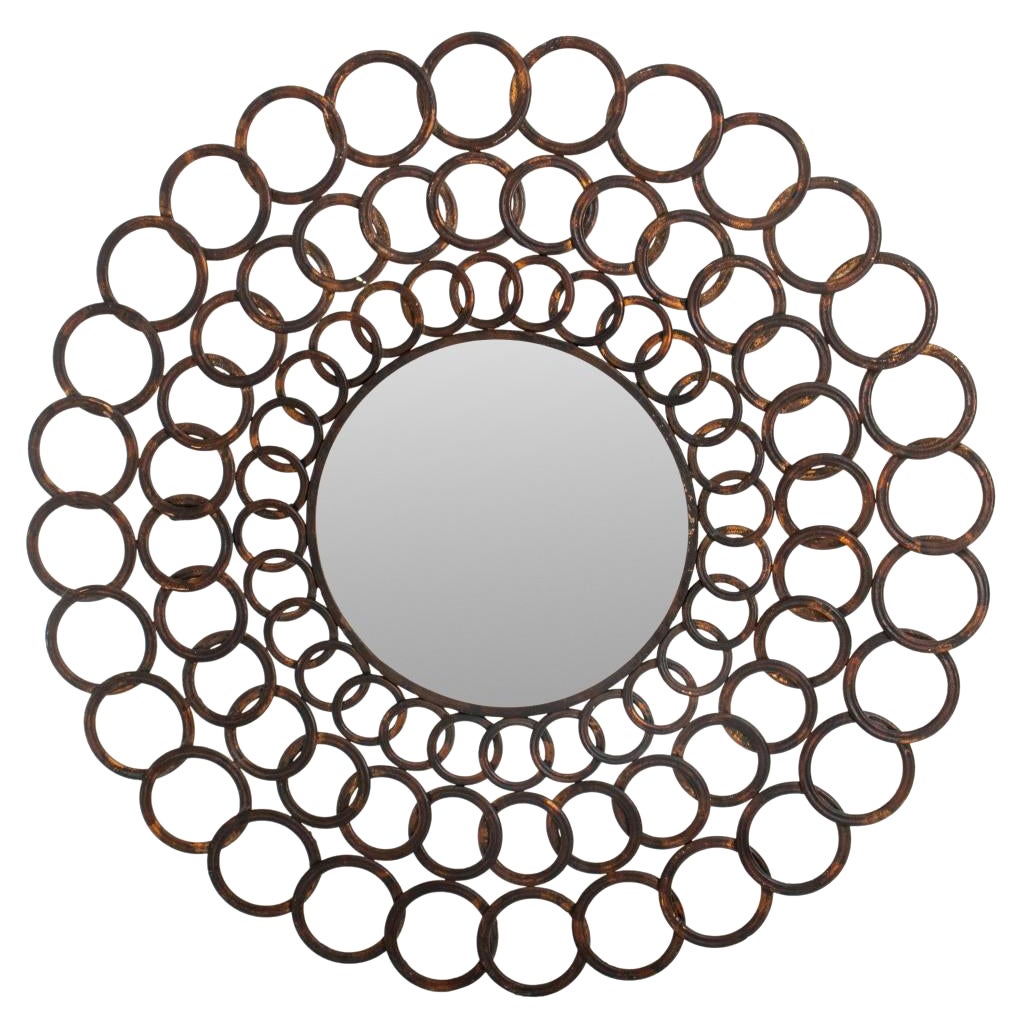 Gusseisen Ring Form Spiegel im Angebot