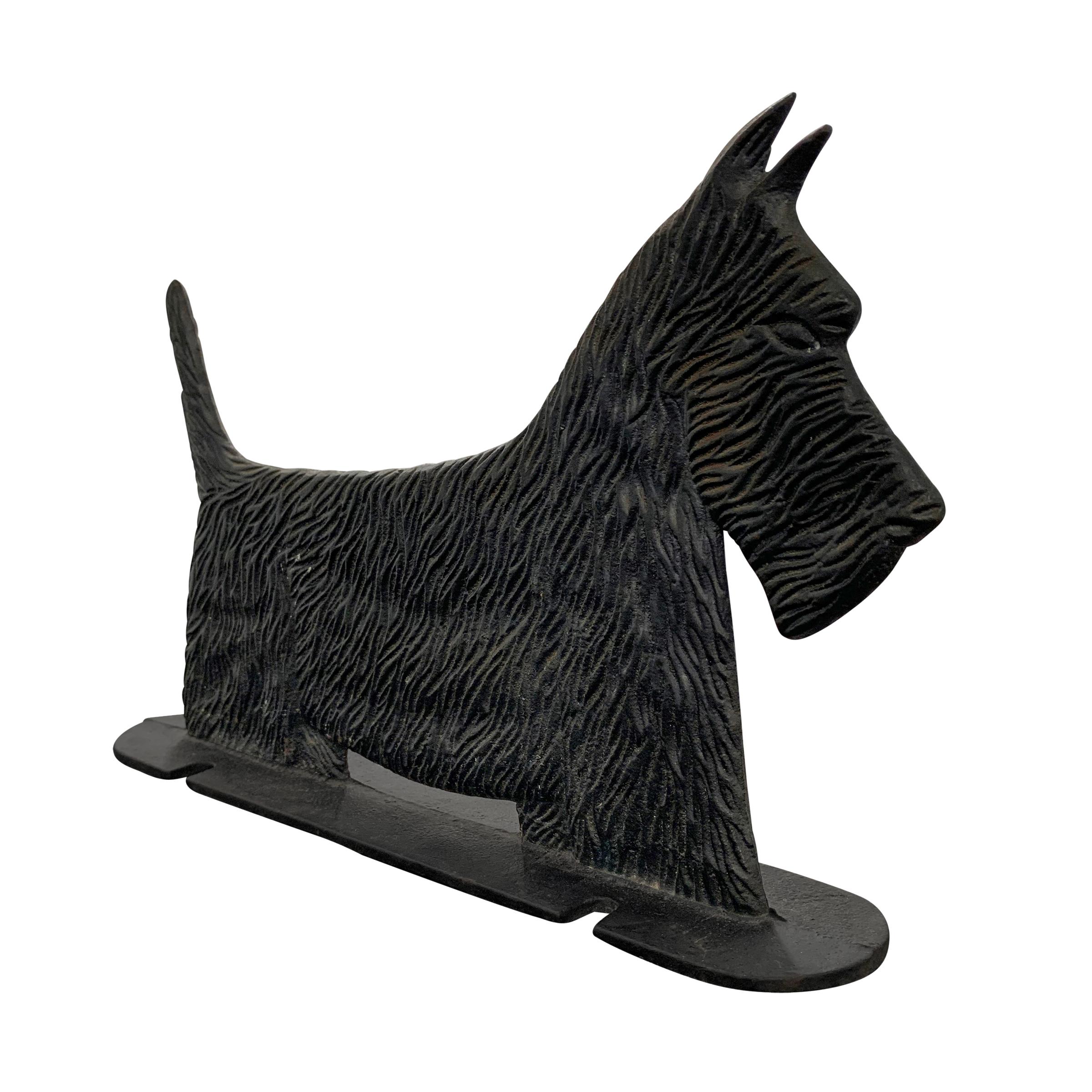 American Cast Iron Scottie Terrier Bootscrape