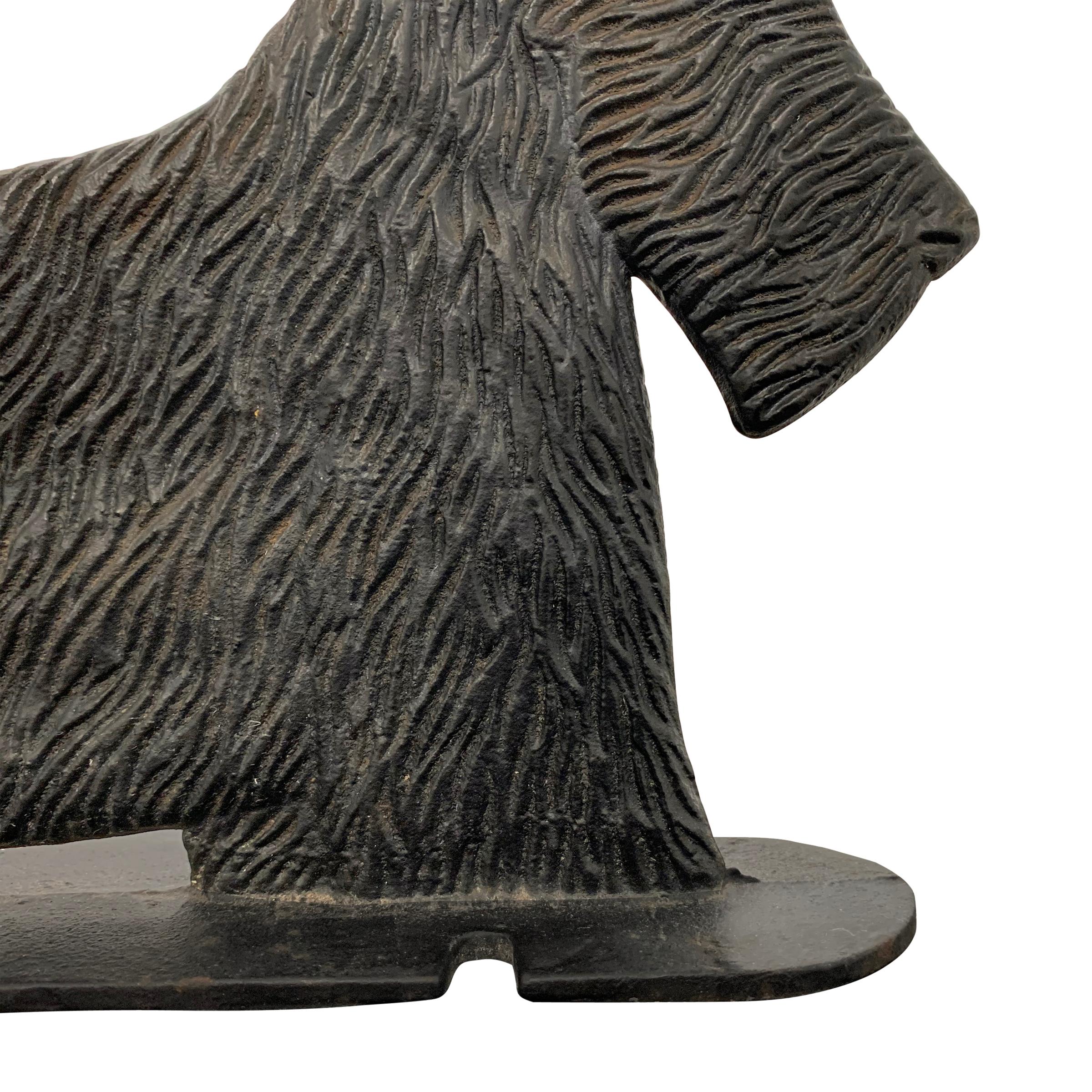 Cast Iron Scottie Terrier Bootscrape 1