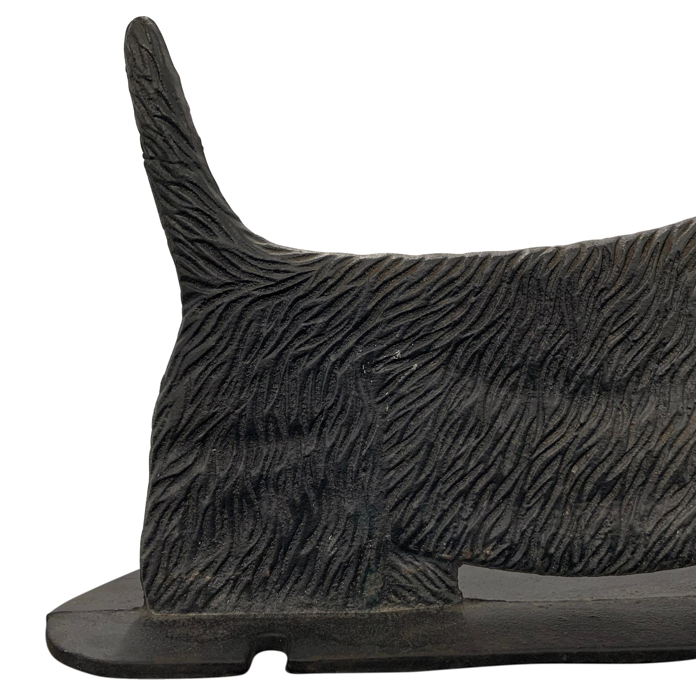 Cast Iron Scottie Terrier Bootscrape 2