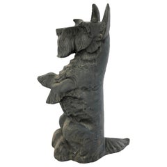 Cast Iron Scottish Terrier Dog Figure