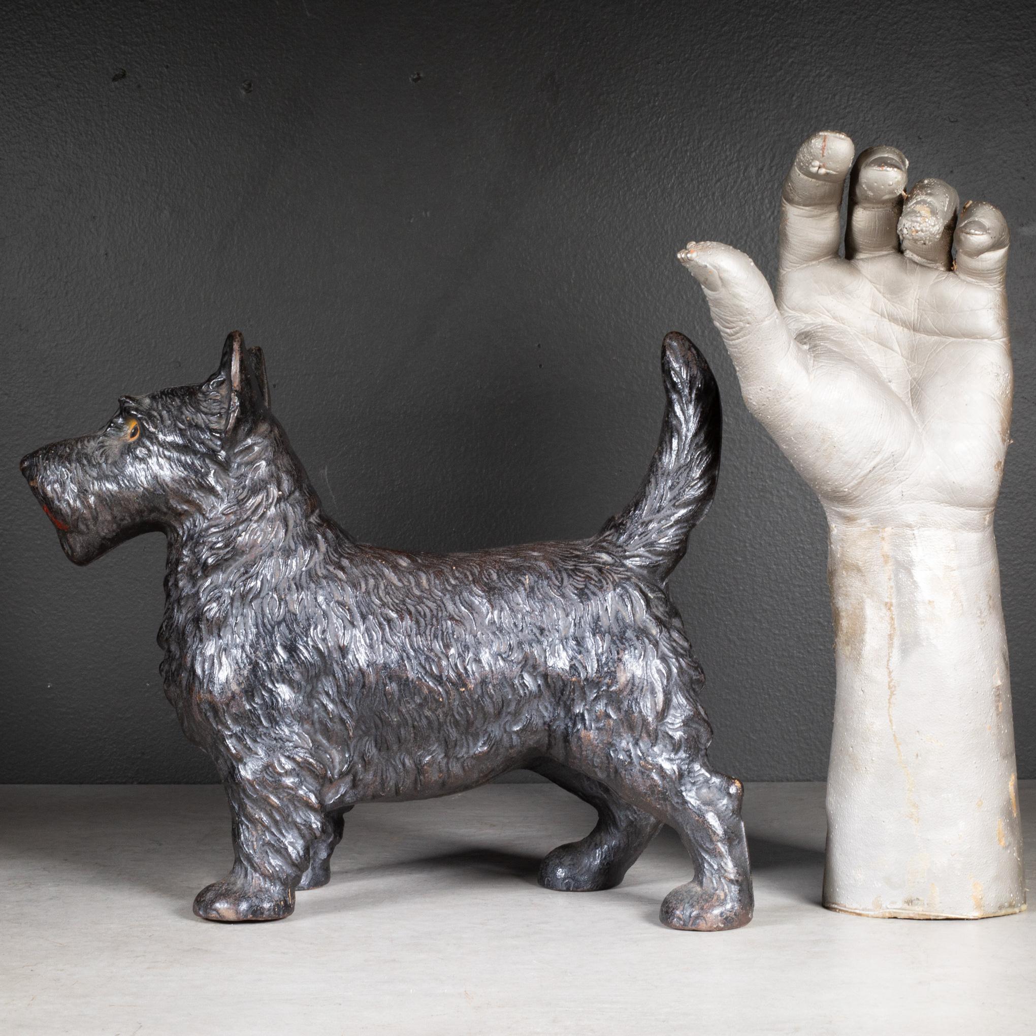 Cast Iron Scotty Dog Doorstop by Hubley c.1910-1940 2