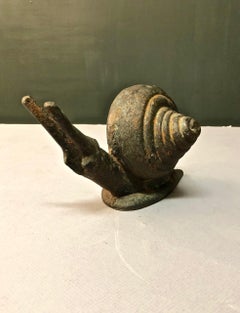 Cast Iron Snail Sculpture