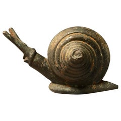 Cast Iron Snail Sculpture