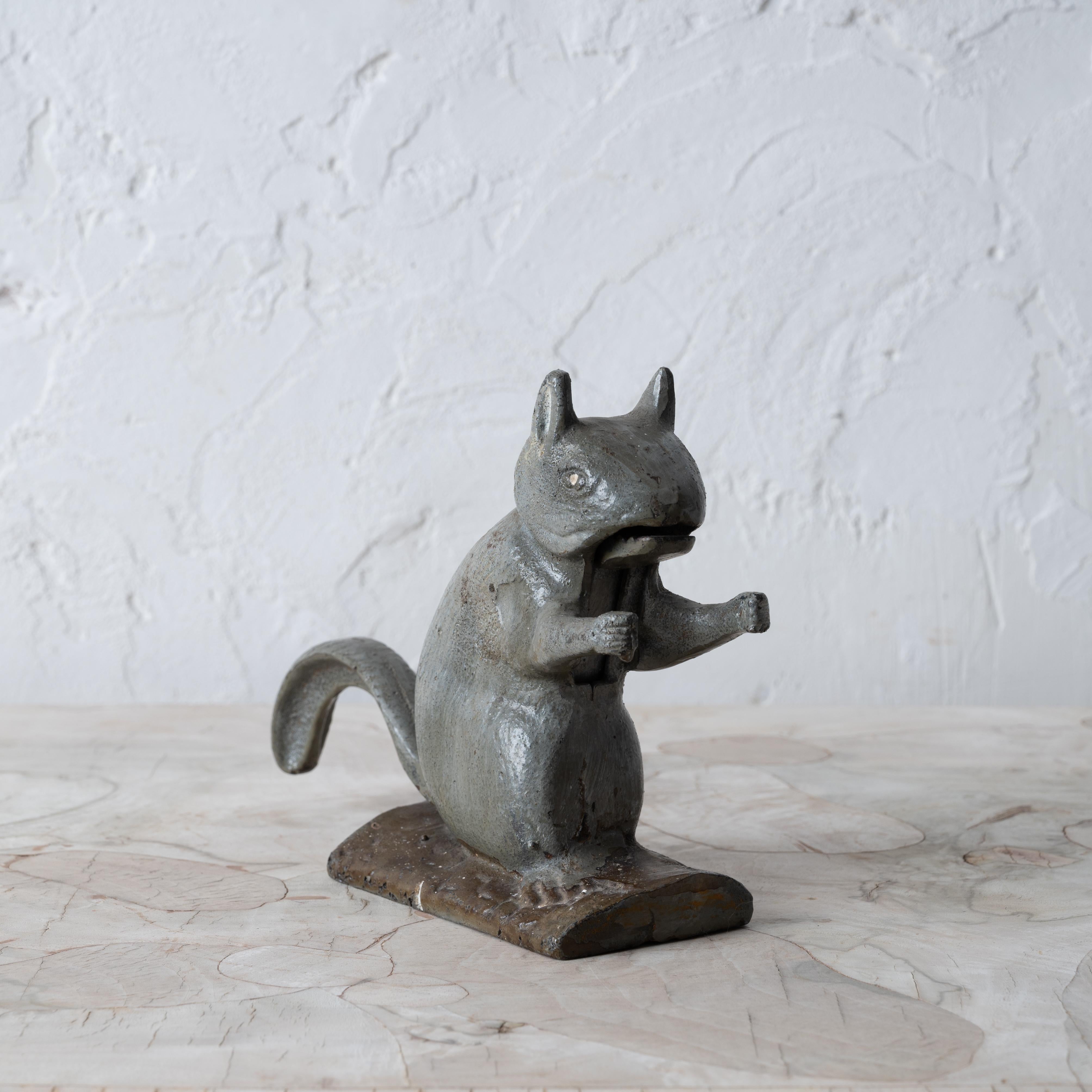 Mid-20th Century Cast Iron Squirrel Nutcracker, c.1930s
